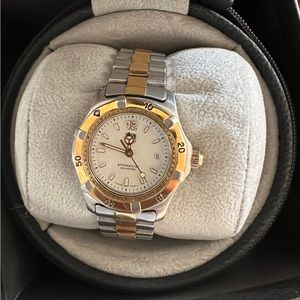 TAG HEUER AQUARACER Women’s Stainless/Gold White Face